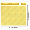 34 Sheets Self Adhesive Gold Foil Embossed Stickers DIY-WH0509-006-2