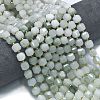 Natural Tianshan Cui Quartzite Beads Strands G-K389-A59-01-2