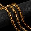 Natural Citrine Beads Strands G-E326-8mm-01-4