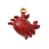 304 Stainless Steel Enamel Pendants X-STAS-I355-11G-07-2