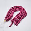 Natural Lava Rock Round Bead Strands G-I124-6mm-05-2