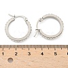 304 Stainless Steel Hoop Earrings EJEW-N0031-11P-5
