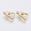 Brass Lobster Claw Clasps KK-O106-31G-1