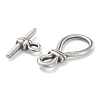 Non-Tarnish 304 Stainless Steel Toggle Clasps STAS-B020-09P-1