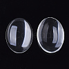 Transparent Glass Cabochons GGLA-R022-30x40-B-4
