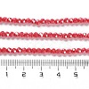Electroplate Opaque Glass Beads Strands EGLA-A035-P3mm-A03-4