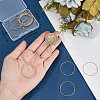 20Pcs Brass Linking Rings KK-BBC0012-15-3