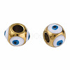 201 Stainless Steel Enamel Beads STAS-N087-59-02G-2