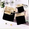 30Pcs 3 Style Rectangle Velvet Jewelry Bag TP-LS0001-03-5
