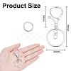 40Pcs Alloy Split Key Rings DIY-DR0001-13-2