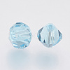Imitation Austrian Crystal Beads SWAR-F022-6x6mm-202-2
