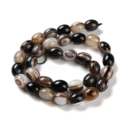 Natural Eye Agate Beads Strands G-NH0019-C04-07-1