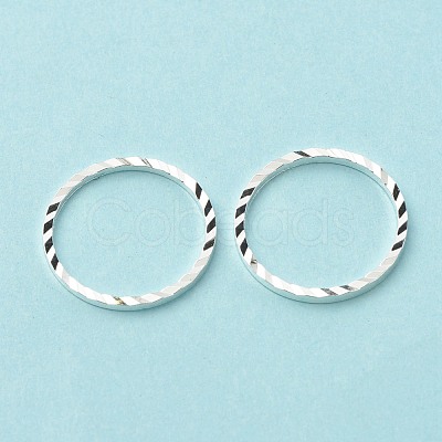 Brass Linking Rings KK-F831-018D-S-RS-1