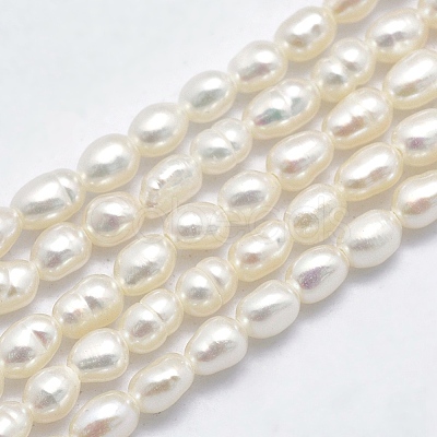 Natural Cultured Freshwater Pearl Beads Strands PEAR-F007-83-1