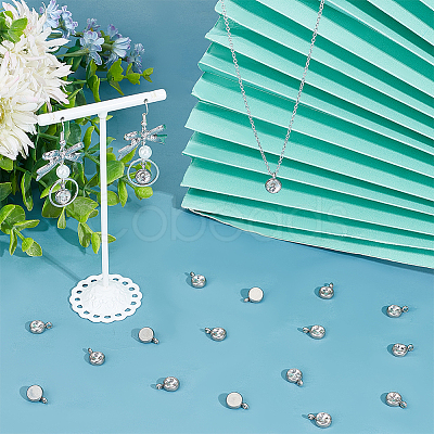 30Pcs 304 Stainless Steel Rhinestone Chamrs STAS-BBC0004-06-1