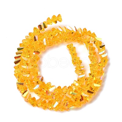 Transparent Glass Beads Strands EGLA-P061-04B-AB09-1