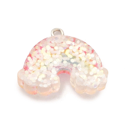 Transparent Resin Pendants X-CRES-B012-01-1