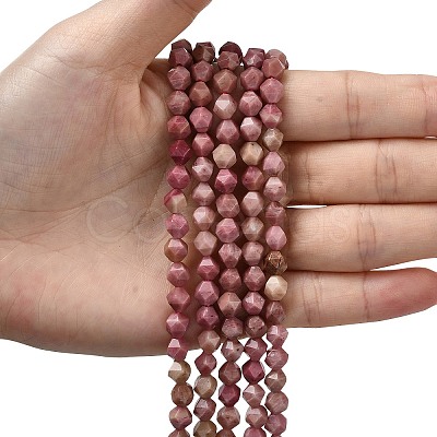 Natural Rhodonite Beads Strands G-Z119-A14-01-1