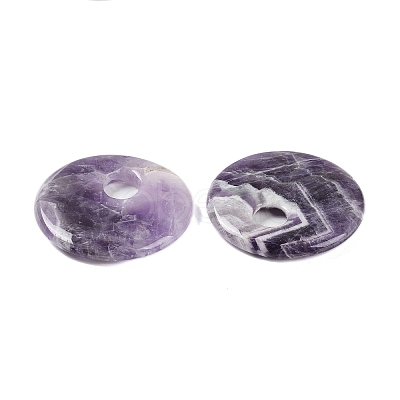 Natural Amethyst Pendants G-C140-10F-1