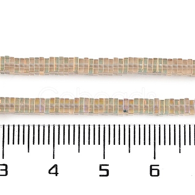 Electroplate Glass Beads Strands GLAA-B023-01A-01-1
