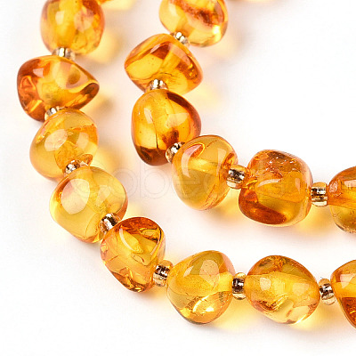 Natural Amber Beads Strands G-T138-236-1