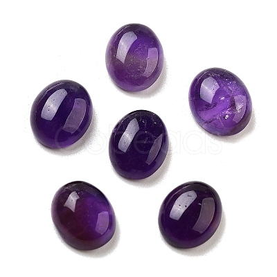 Natural Amethyst Cabochons G-G145-01A-17-1