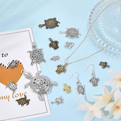 16 Style Tibetan Style Alloy Pendants FIND-CA0006-35-1