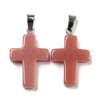Synthetic Luminous Stone Dyed Pendants G-H308-06P-07-1