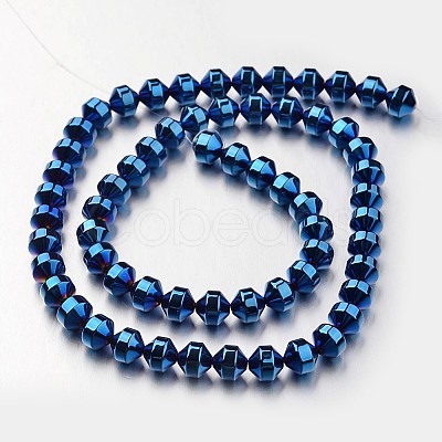Electroplate Non-magnetic Synthetic Hematite Bead Strands G-F300-31A-05-1
