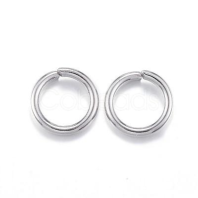 Tarnish Resistant 304 Stainless Steel Open Jump Rings STAS-E113-14P-1