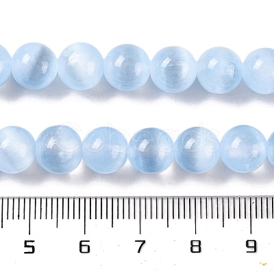 Natural Selenite Beads Strands G-C142-01B-03-1