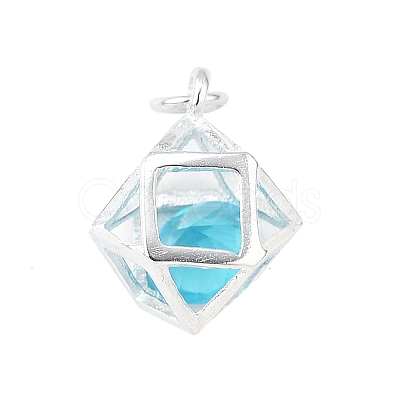 S925 Sterling Silver with Cubic Zirconia Charms LS-STER-Q006-07B-P-1