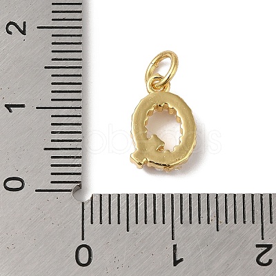 Rack Plating Brass with ABS Plastic Imitation Pearl Charms KK-B092-30Q-G-1