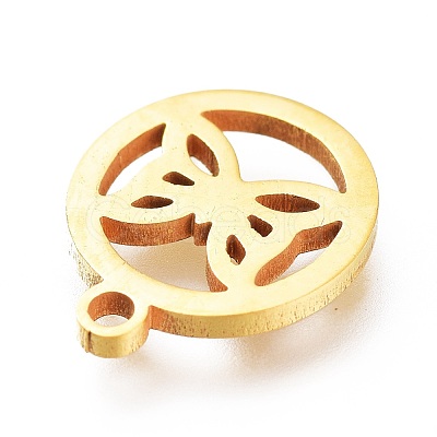 Ion Plating(IP) 304 Stainless Steel Charms STAS-A047-11G-1