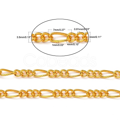Iron Handmade Chains Figaro Chains Mother-Son Chains X-CHSM005Y-G-1