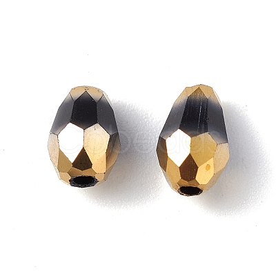 Electroplate Glass Beads DGLA-C001-01B-1