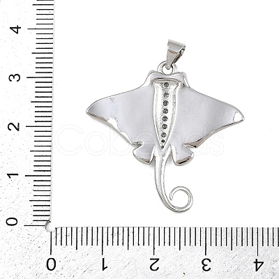 Brass Micro Pave Cubic Zirconia Pendants KK-A269-06P-1