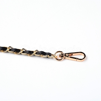 Aluminum Curb Chain Bag Strap FIND-WH0071-65B-1