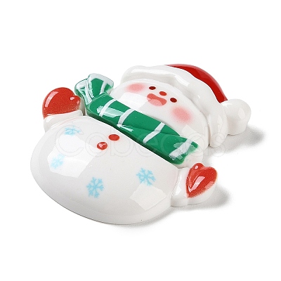 Christmas Theme Opaque Resin Cabochons LS-RESI-F053-A04-1