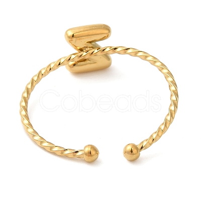 304 Stainless Steel Open Cuff Rings RJEW-K261-02G-Z-1