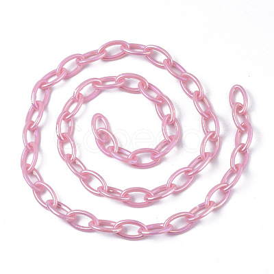Acrylic Opaque Cable Chains X-PACR-N009-001H-1