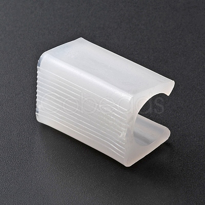Plastic Non-slip U Shaped Chair Foot Protectors KY-WH0004-17D-A-1
