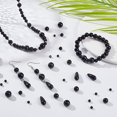 PandaHall Elite 5 Style ABS Plastic Imitation Pearl Beads KY-PH0001-66-1