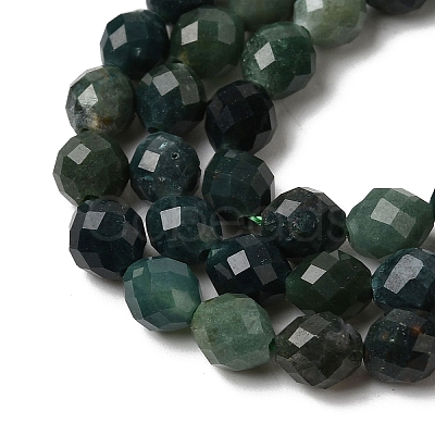 Natural Moss Agate Beads Strands G-K376-F16-01-1