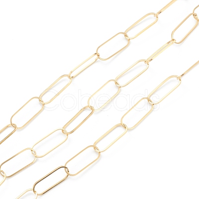 PVD Vacuum Plating 304 Stainless Steel Cable Chain STAS-B020-02G-1
