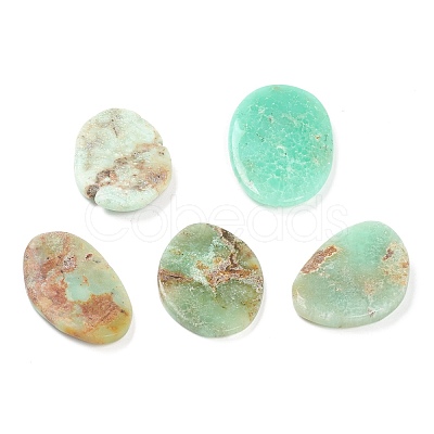 Natural Chrysoprase Oval Palm Stone G-H254-07-1