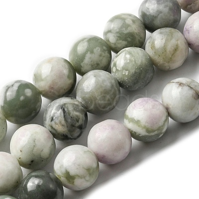Natural Peace Jade Beads Strands X-G-E598-04B-1