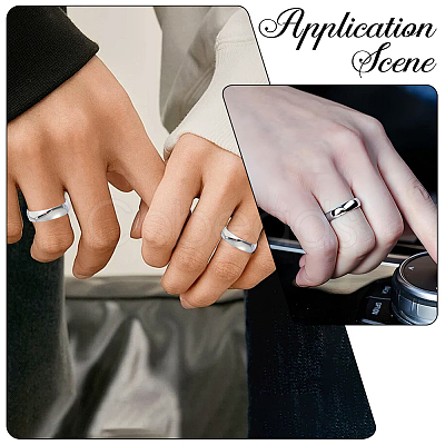 18Pcs 18 Styles 201 Stainless Steel Finger Rings RJEW-SC0001-37P-1