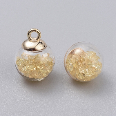 Transparent Glass Globe Pendants LS-GLAA-TAC0002-J03-1