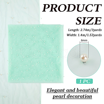 3 Yards Polyester Mesh Fabric DIY-WH0816-169A-1